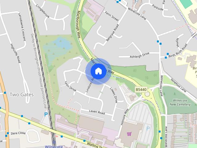 Lowes Drive, Katrine Court, B77
