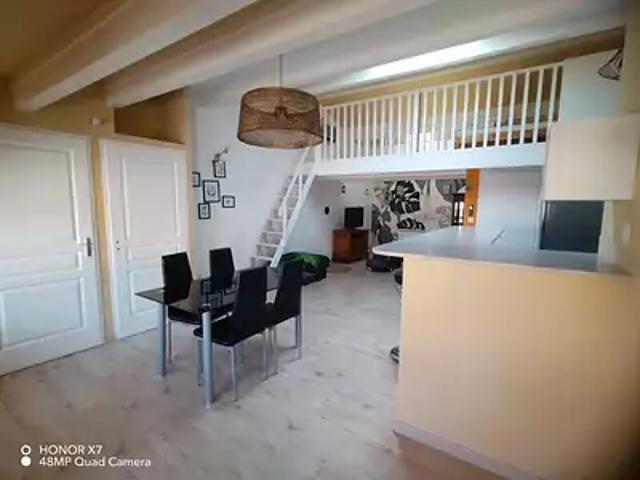 Loyettes 01360 Location appartement 1 pièce t1 au dernier étage