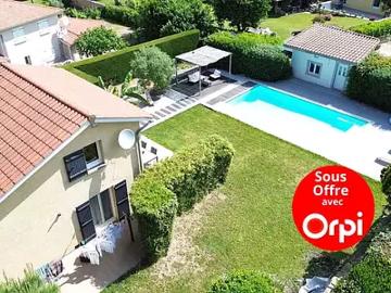 Lozanne 69380 Achat / Vente maison 6 pièces t6 piscine jardin
