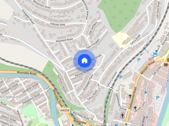 Llwynmadoc Street, Graigwen, Pontypridd, CF37