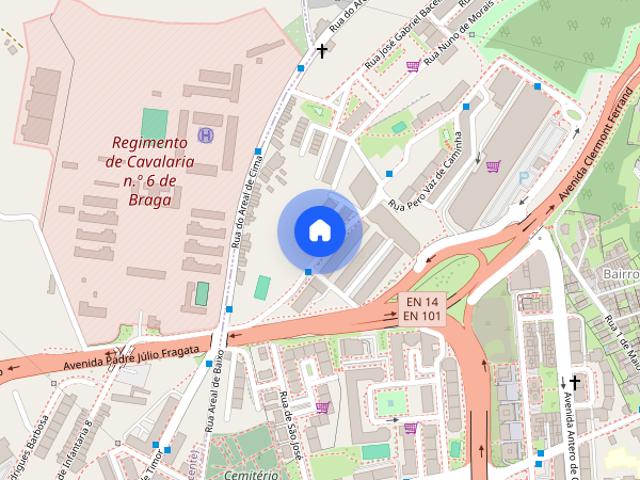 Luminous Double Bedroom close to University of Minho Campus of Gualtar