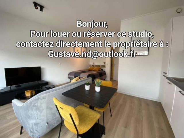 lumineux à louer à Paris 15ème, 1 pièce, 1er étage