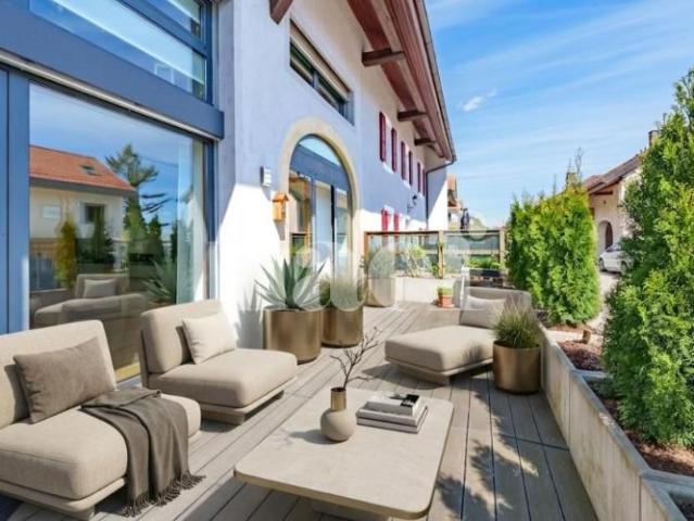 Lumineux et moderne appartement de 3.5 pièces au rez avec grande terrasse