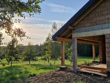 Dom w stanie surowym z wysokim standardem, 73 m2