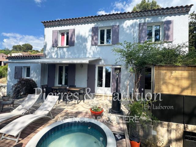 Luberon, belle maison avec terrain et vue 134m² Apt