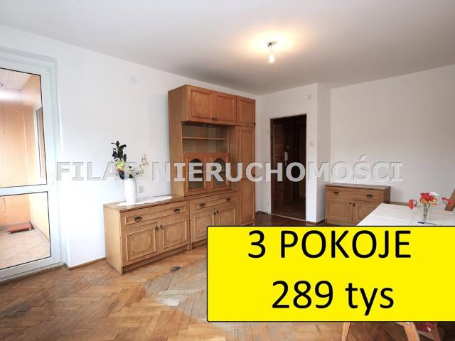 3 pokojowe mieszkanie z balkonem i piwnicą w centrum
