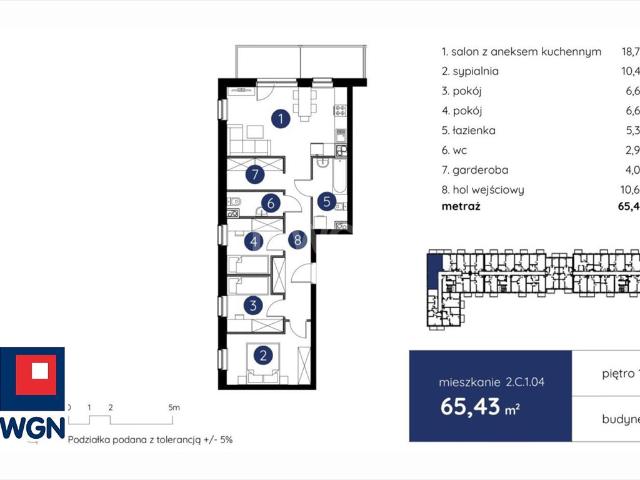 Nowe 4 pokojowe mieszkanie w centrum Lublina polecam!