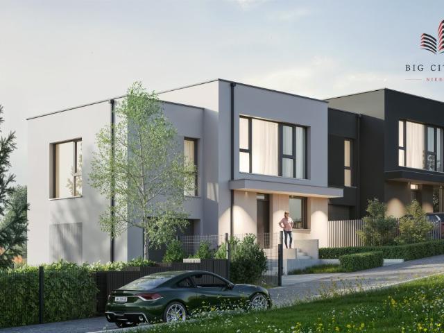 Nowoczesny bliźniak 132 m2 z garażem i ogrodem