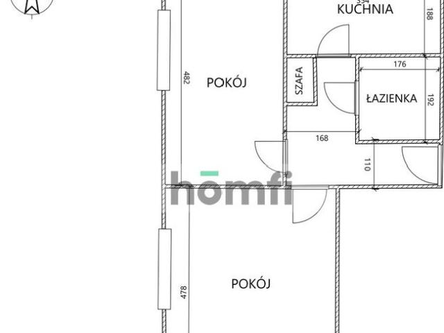 Przestronne 2 pokoje z wysokimi sufitami na parterze Lublin