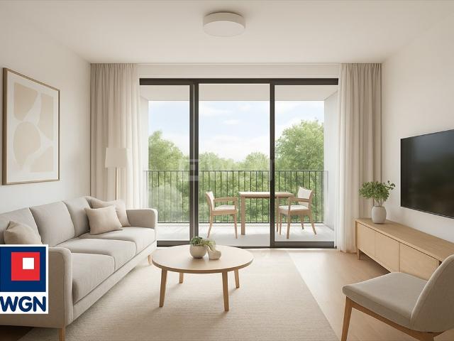 Nowoczesne 3 pokojowe mieszkanie z balkonem 44,36 m² w Wrotkowie