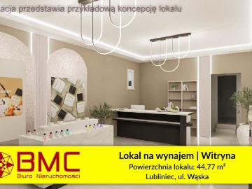 Lokal 45 m² w centrum Lublińca z witryną i klimatyzacją