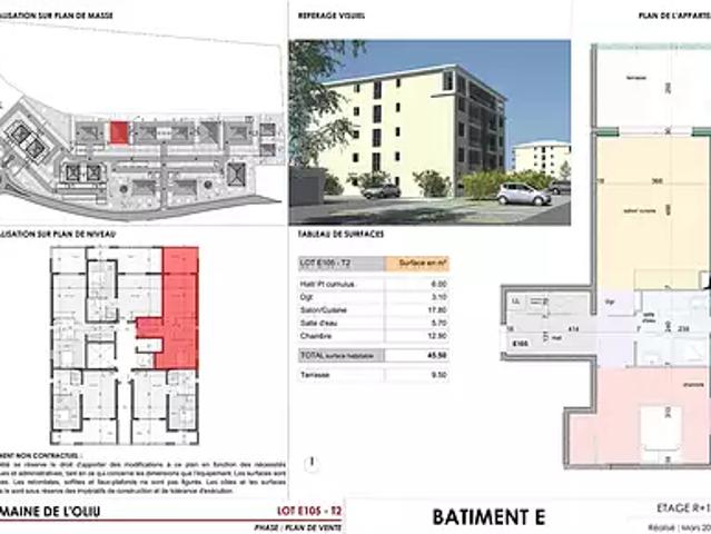 Lucciana 20290 Achat / Vente appartement 2 pièces t2