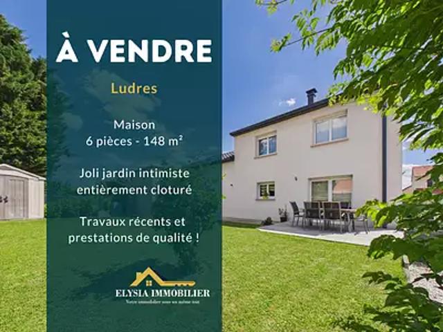Ludres 54710 Achat / Vente maison 6 pièces t6 jardin terrasse