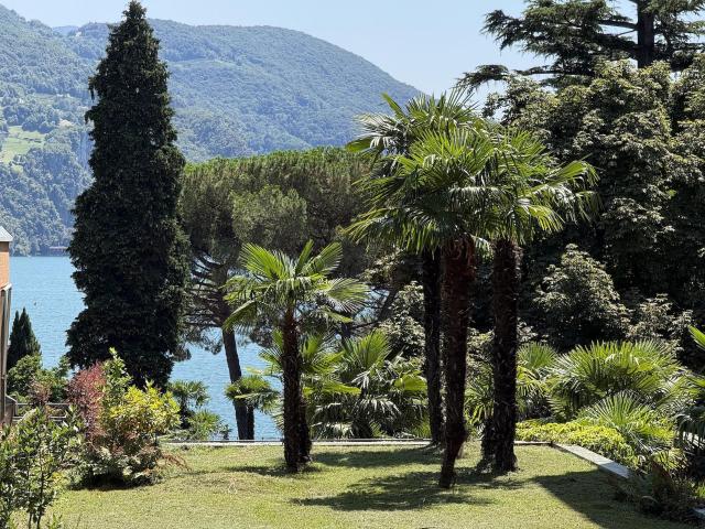 Lugano Cassarate appartamento di 6,5 locali immerso in un parco in bordo al lago