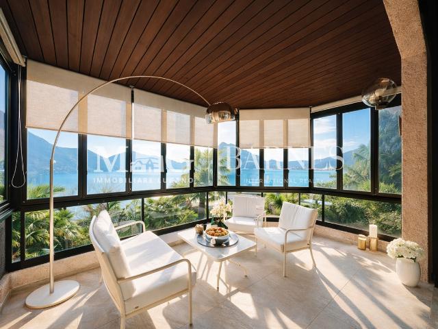 Lugano, Castagnola: 5 Zimmer Maisonettewohnung mit Seeblick