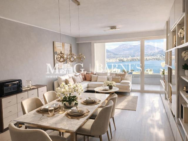 Lugano, Paradiso: Renovierte 3.5 Zimmer Wohnung mit Seesicht