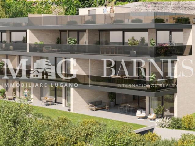 Lugano, Pregassona: Neues 4,5 Zimmer Penthouse mit grosser Terrasse