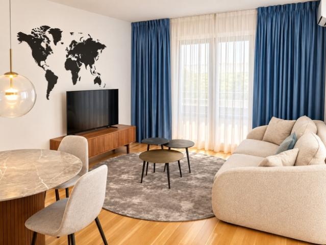 Lugano Zentrum – Elegante, möblierte 2,5 Zimmer Wohnung