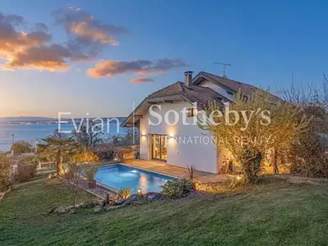 Lugrin 74500 Achat / Vente maison 7 pièces t7 piscine