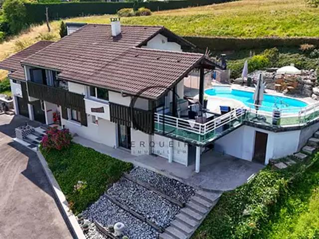 Lugrin 74500 Achat / Vente maison 7 pièces t7 piscine terrasse