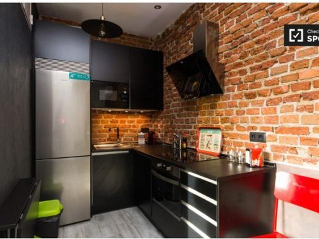 Lujo apartamento de 1 dormitorio con aire acondicionado en alquiler en Atocha