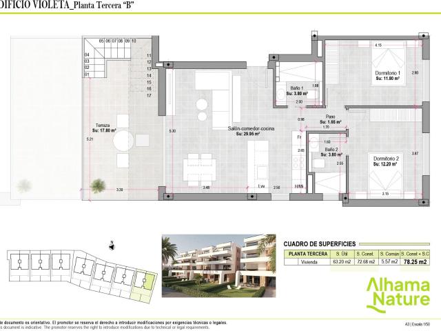 LUJOSO APARTAMENTO DE NUEVA CONSTRUCCIÓN EN PRIMERA PLANTA