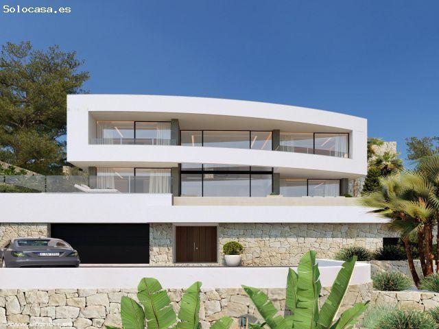 Lujosa Villa con Vistas al Mar en Calpe Elegancia Moderna con Impresionantes Vistas