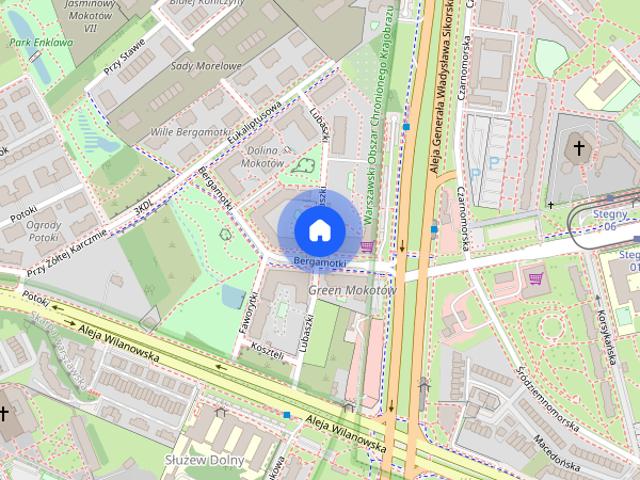 Luksusowe 2 pokoje z ogródkiem Green Mokotów