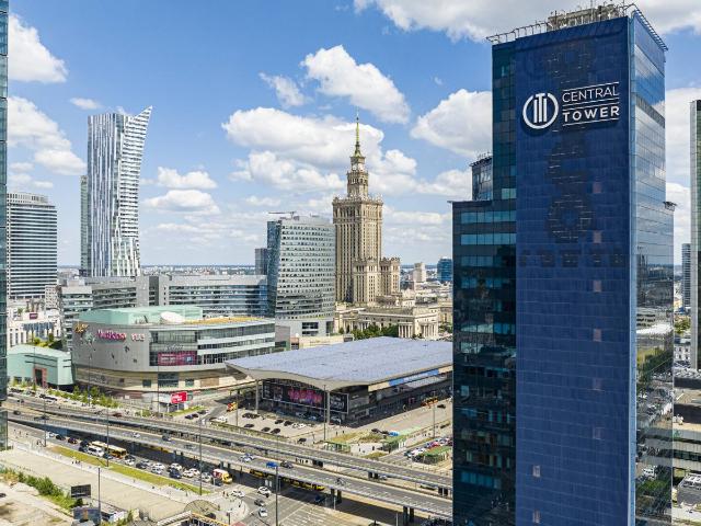 Luksusowe biuro 289 m2 w Central Tower Warszawa