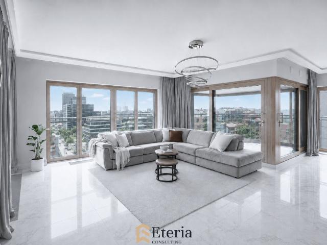 Luksusowy apartament 144 m² w Mennica Residence z tarasem