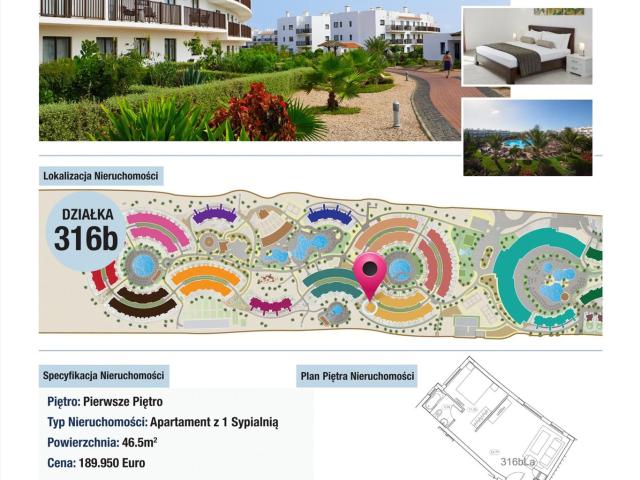 Luksusowy apartament 2 pok. na wyspie Sal polecam