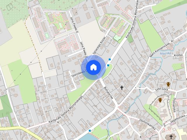 Luksusowy apartament 3 pokoje, komórka, balkon
