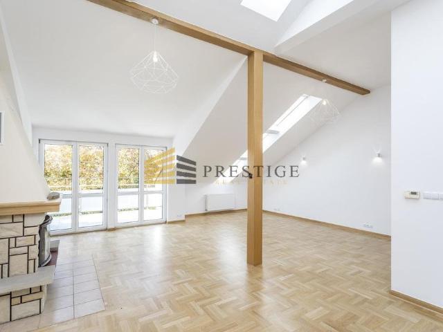 Luksusowy apartament na Wilanowie z tarasem i kominkiem
