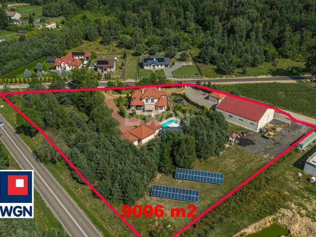 Luksusowy dom z basenem i halą 305 m2 w Nowym Mieście