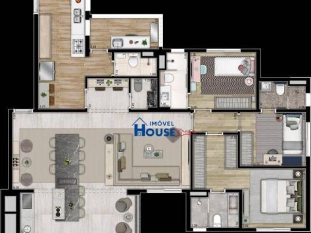 Lure Perdizes Apartamento com 3 Quartos sendo 3 Suítes à Venda em Perdizes, 130m², Lure Perdizes