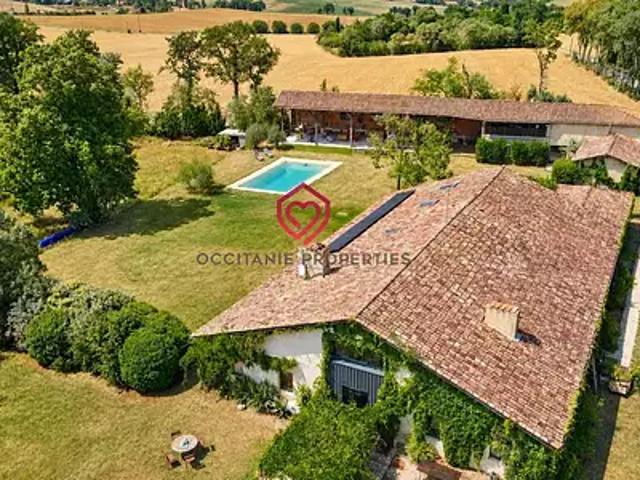 Lussan 32270 Achat / Vente maison 17 pièces t17 piscine