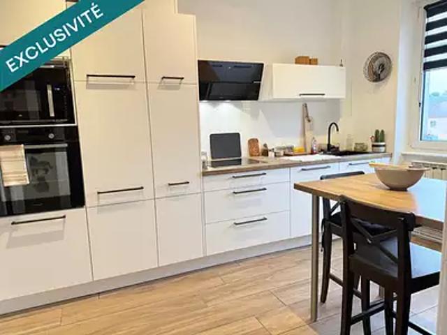 Lutterbach 68460 Achat / Vente appartement 6 pièces t6 balcon parking