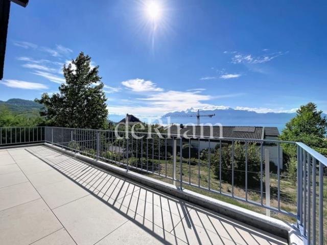 Lutry – atemberaubende renovierte Villa mit Panoramablick auf den See