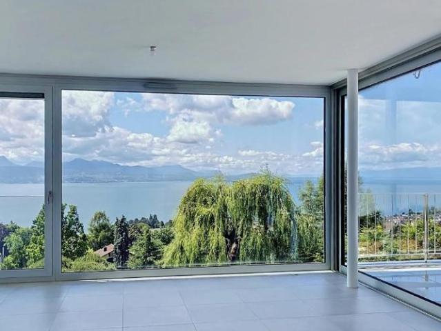 Lutry Conversion: villa neuve de 6,5 pièces avec vue lac