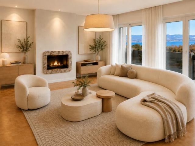 luxueux Appartement vue lac, Eléganterésidence avec piscine intérieure & jacuzzi