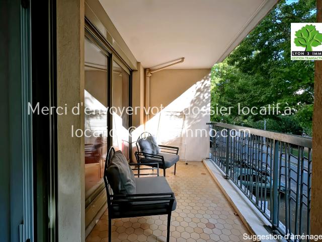 Luxueux et calme T4 meublé de 90 m2 avec 2 chambres proximité Monplaisir balcon et garage double