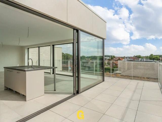 Luxueus energiezuinig penthouse appartement met ruim zonneterras met prachtig verzicht op het stadscentrum en achterliggend groen