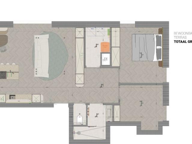 Luxueus penthouse appartement in het centrum van Langemark