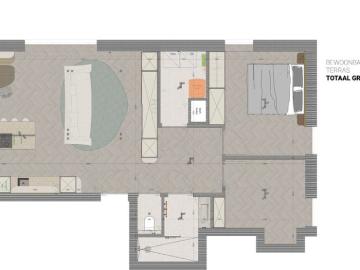 Luxueus penthouse appartement in het centrum van Langemark