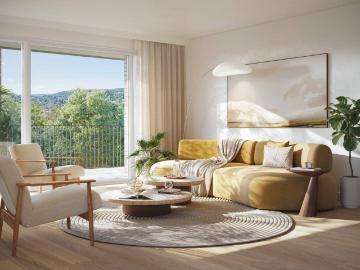 Luxus 3 Zimmer Wohnung mit 2 Balkonen WOLKE SIEBEN