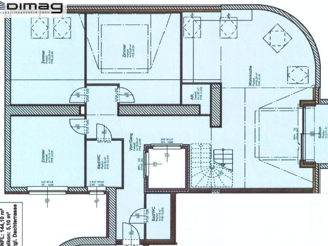 Luxus Apartment mit 3 Schlafzimmer zu verkaufen in Wien, Bundesland Wien