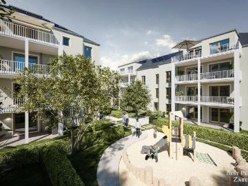 Am Bach, Frankfurt - Balkon, Aufzug