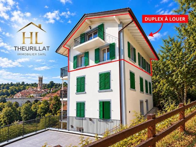 Luxus Apartment mit 110 m2 zu vermieten in Freiburg, Schweiz