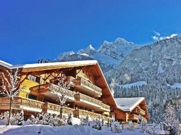 Champery, Bezirk Monthey, Wallis - Panoramablick