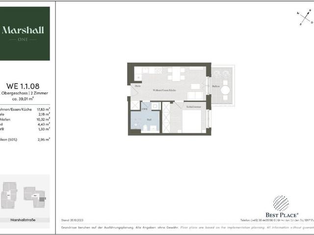 Luxus Apartment zu verkaufen in Marshallstraße, 1, Berlin